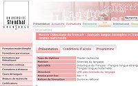 Master Didactique du français : français langue étrangère et français langue maternelle