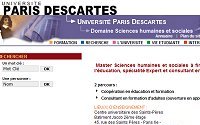 Master Sciences humaines et sociales à finalité professionnelle, mention Sciences de l'éducation, spécialité Expert et consultant en éducation et formation